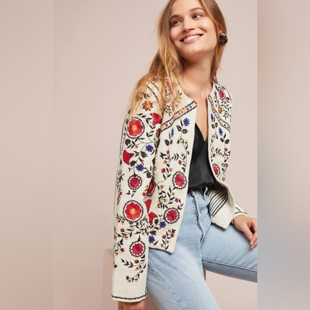 Anthropologie Kirian cropped jacket